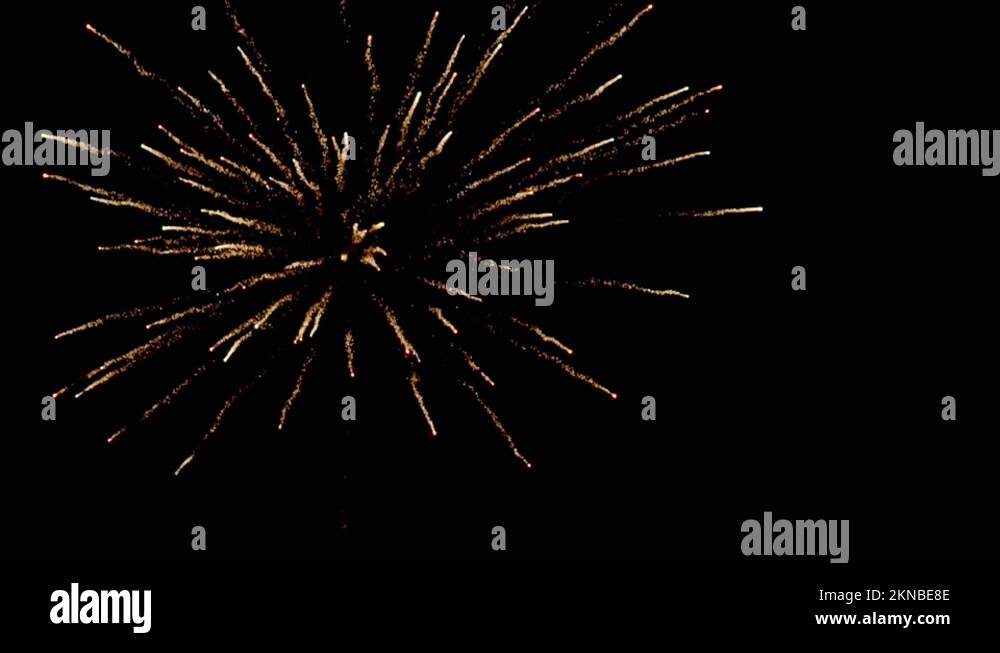 Animation of new year's eve fireworks exploding Stock Video Footage - Alamy