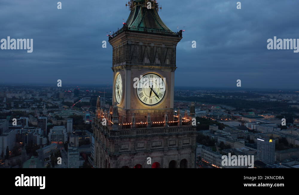 Illuminated clock face Stock Videos & Footage HD and 4K Video Clips