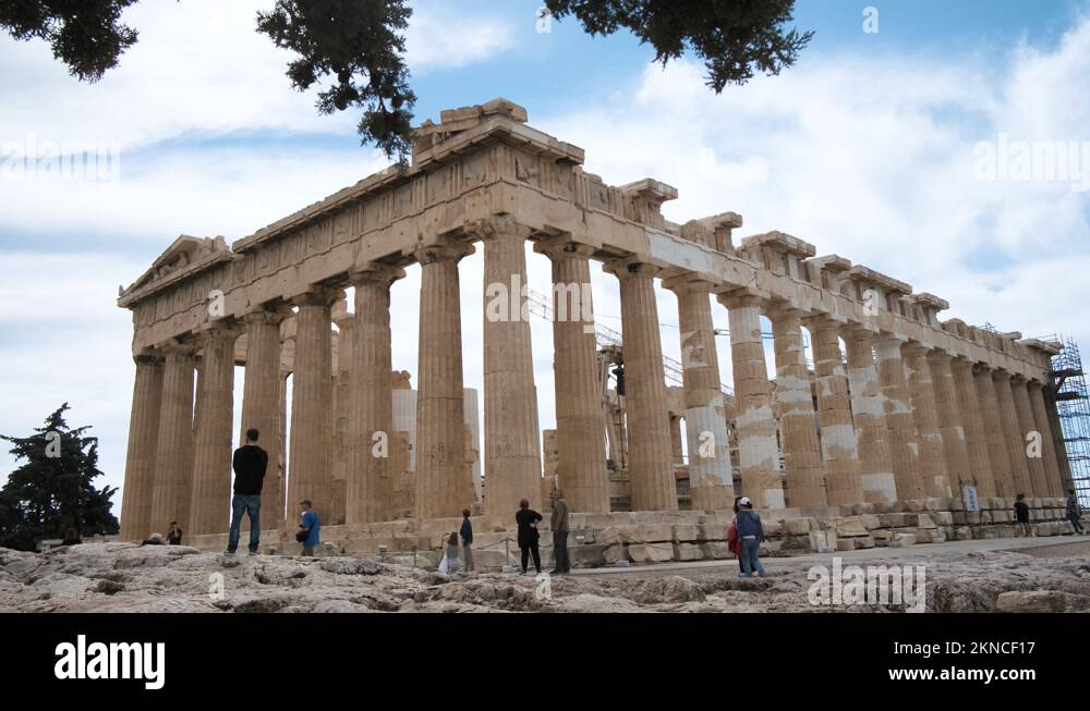 A famous temple on the acropolis in athens Stock Videos & Footage - HD ...