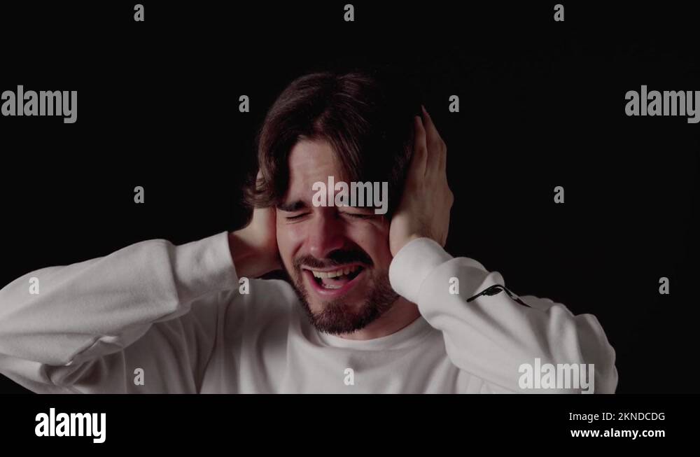 Loud music cover ears Stock Videos & Footage HD and 4K Video Clips