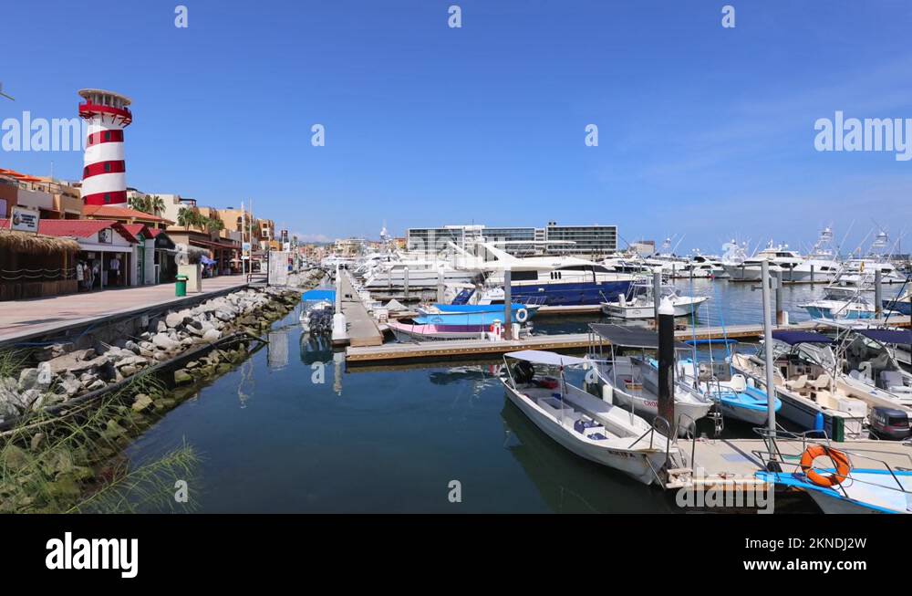 Marina and yacht club area in Cabo San Lucas, Los Cabos, a departure