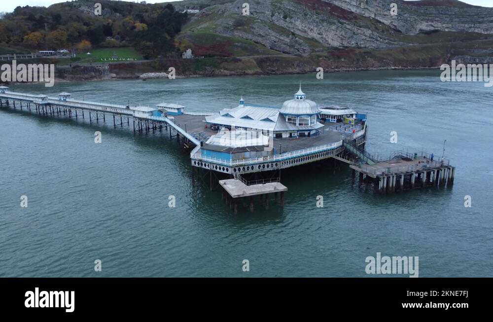 Llandudno pier historic Victorian wooden boardwalk seaside landmark ...