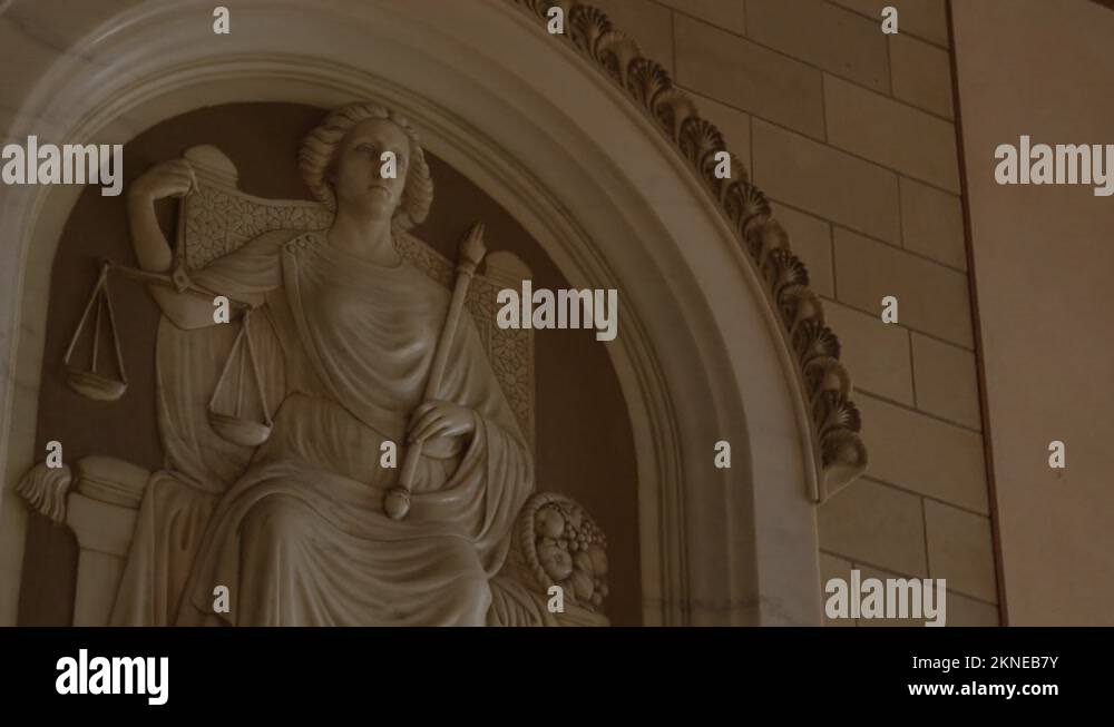 Lady justice statue blindfold court Stock Videos & Footage HD and 4K