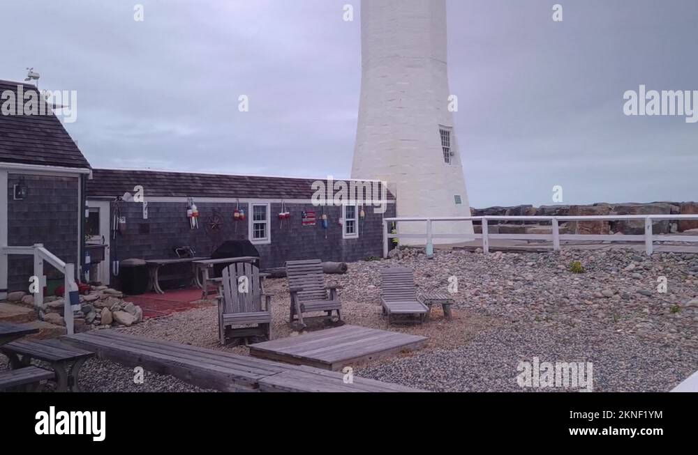 The old lighthouse keepers house Stock Videos & Footage HD and 4K