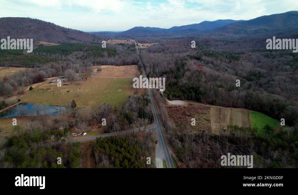 South Mountains NC, North Carolina Aerial in 4k Stock Video Footage Alamy