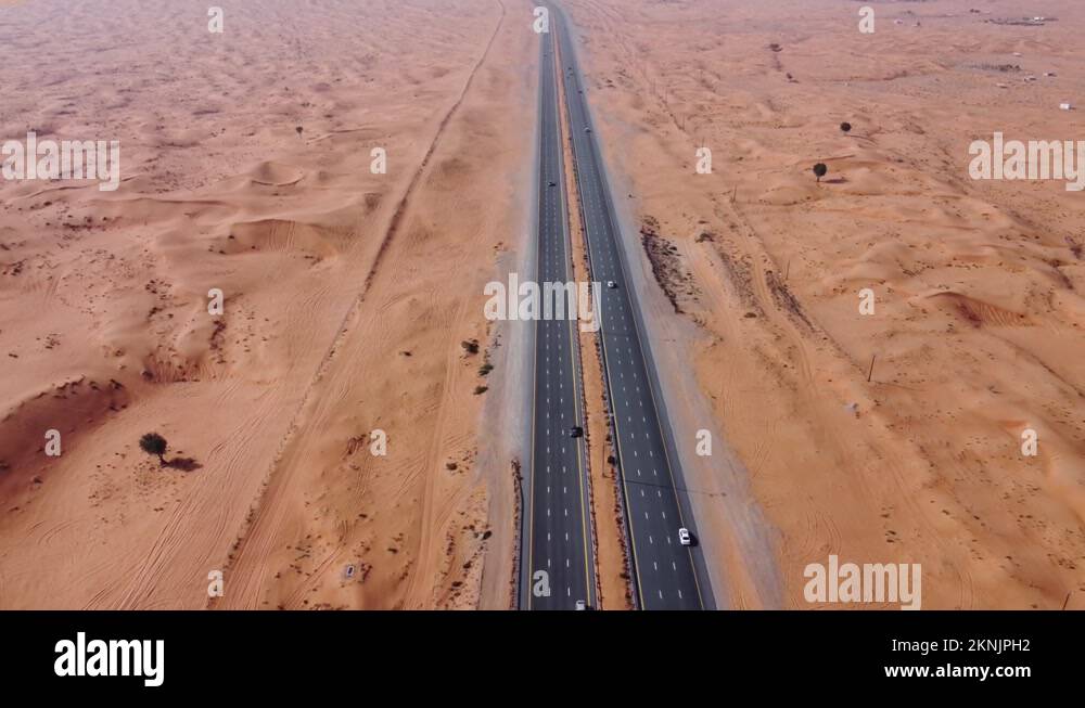 Highway through the desert Stock Videos & Footage - HD and 4K Video ...