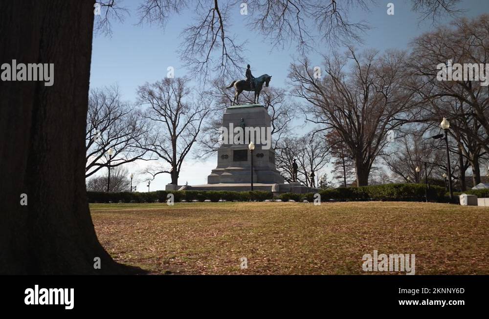 General William Tecumseh Sherman Statue in Presidents Park next to the ...