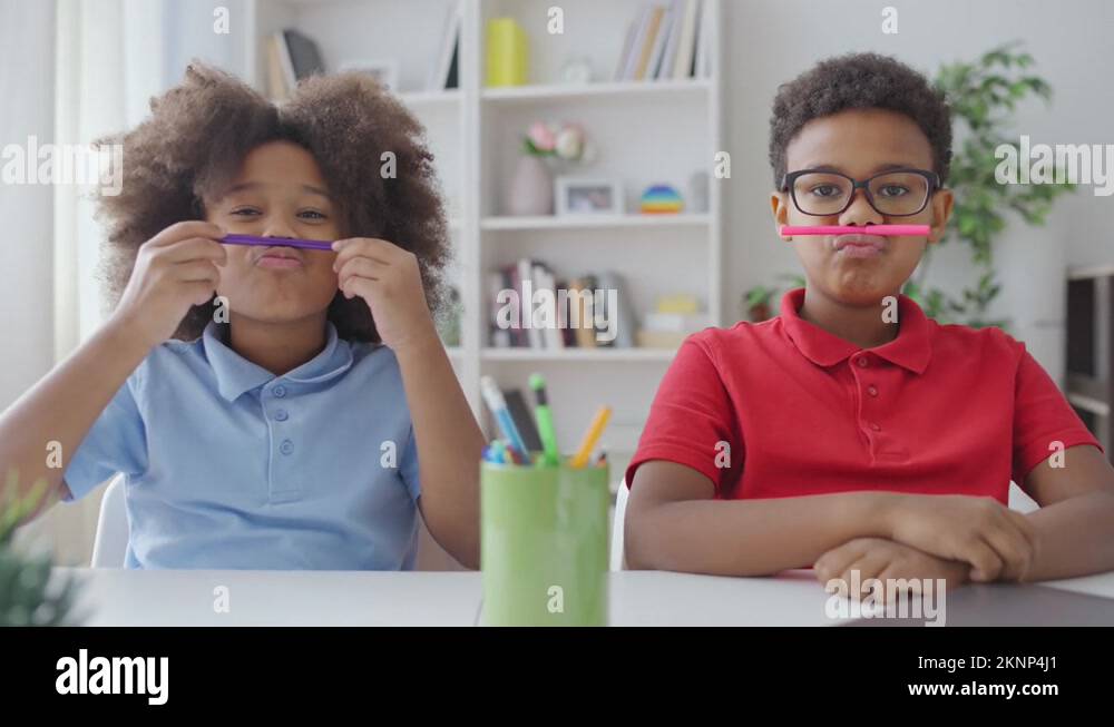 Brother Sister Making Funny Faces Stock Videos Footage Hd And 4k