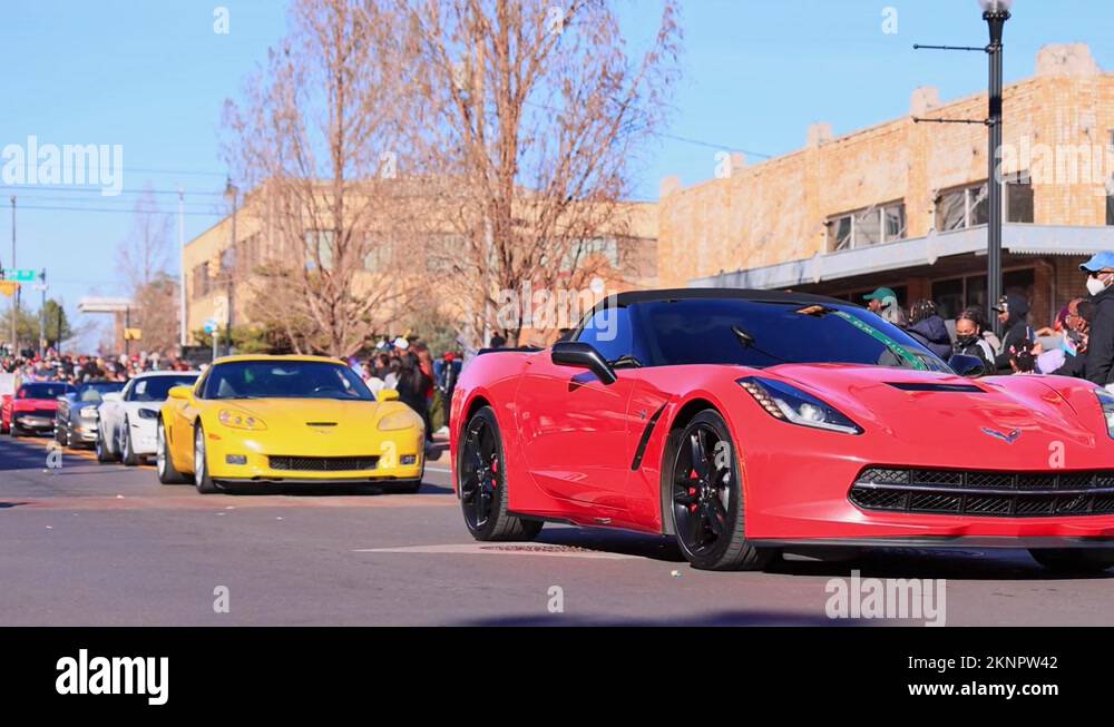 Chevrolet Corvette C7 car driving in the Martin Luther King Jr. Parade