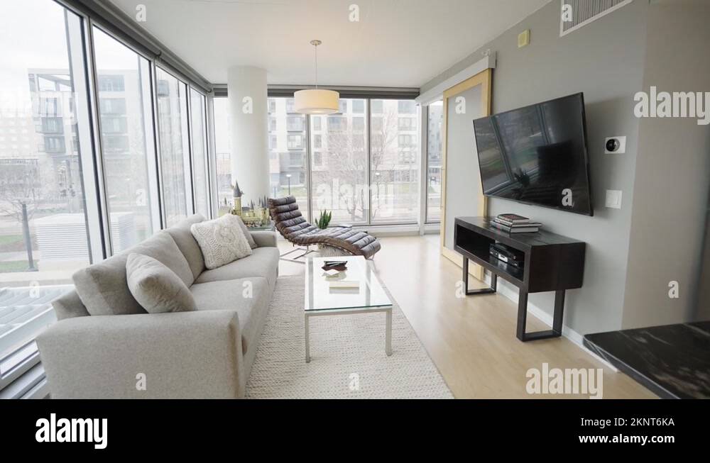 Room with modern windows Stock Videos & Footage - HD and 4K Video Clips