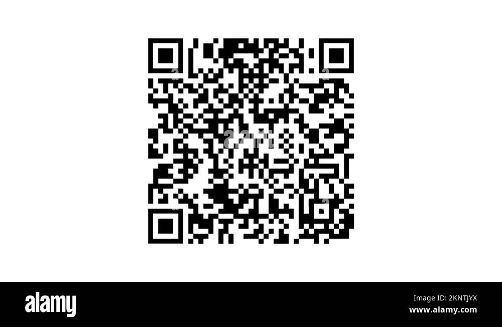 Sequence of QR codes on a white background. The QR codes encoded