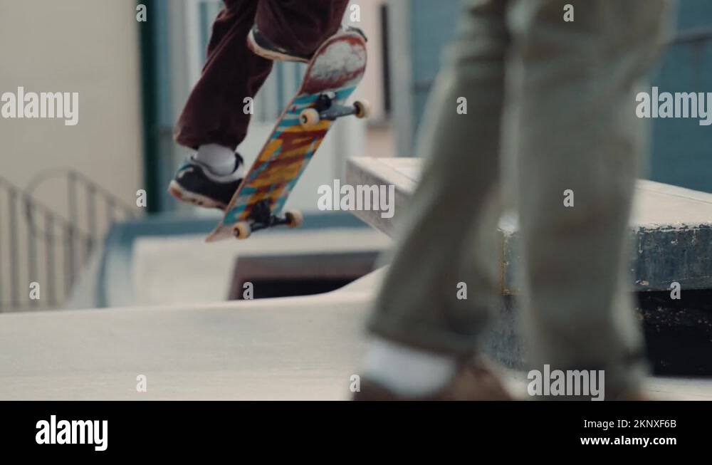 Skateboard Rails Ride Up Skateboard rail Stock Videos & Footage - HD and 4K Video Clips - Alamy