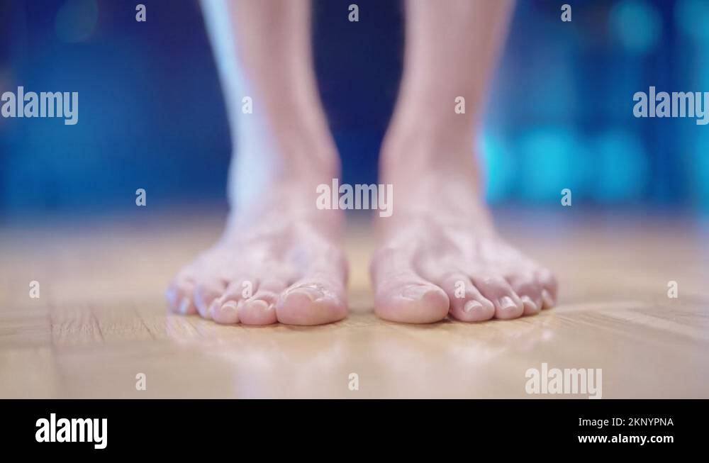 Person feet stand on toes with hallux valgus 4K Stock Video Footage Alamy