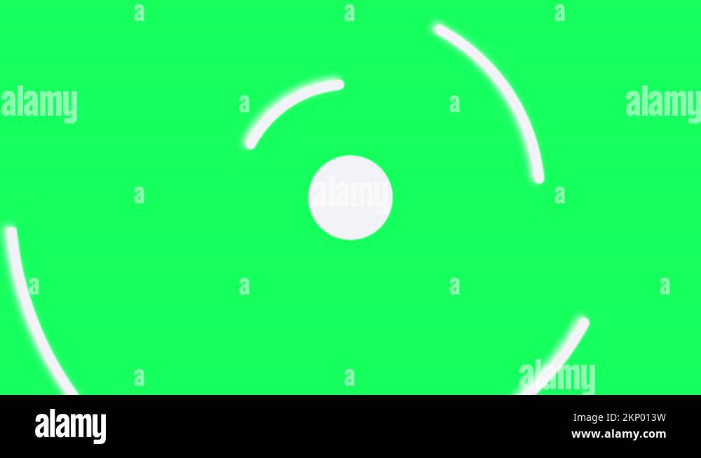 green screen, white circle animation Stock Video Footage Alamy