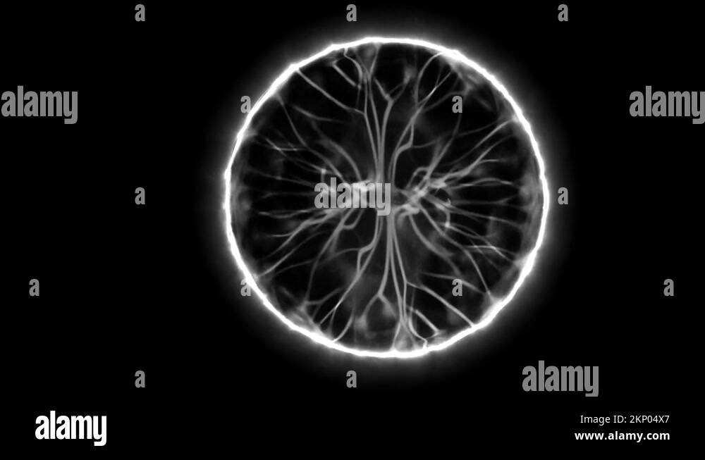 Rare Natural Phenomenon Ball Lightning, Fireball Stock Video Footage