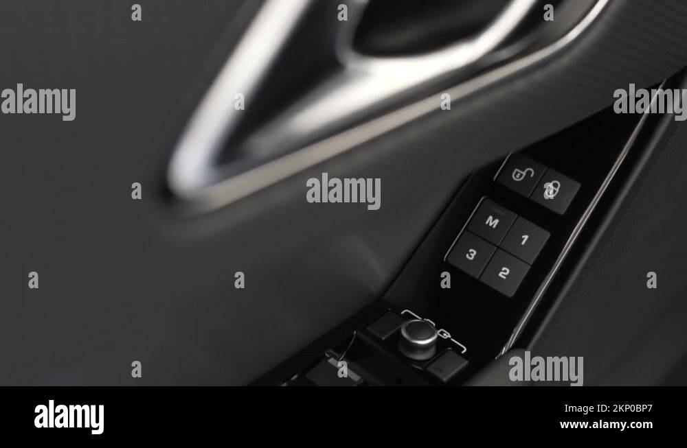 control buttons on driver's door of land rover velar, modern range