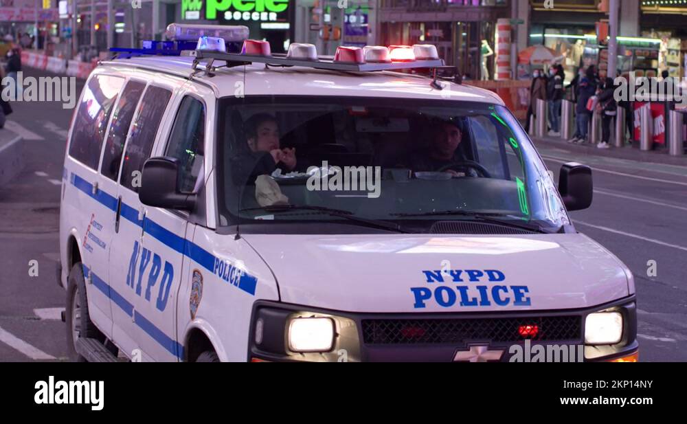 Nypd police car vehicle times square new york Stock Videos & Footage ...
