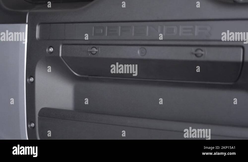 internal rear door with Land Rover Defender logo, new generation ...