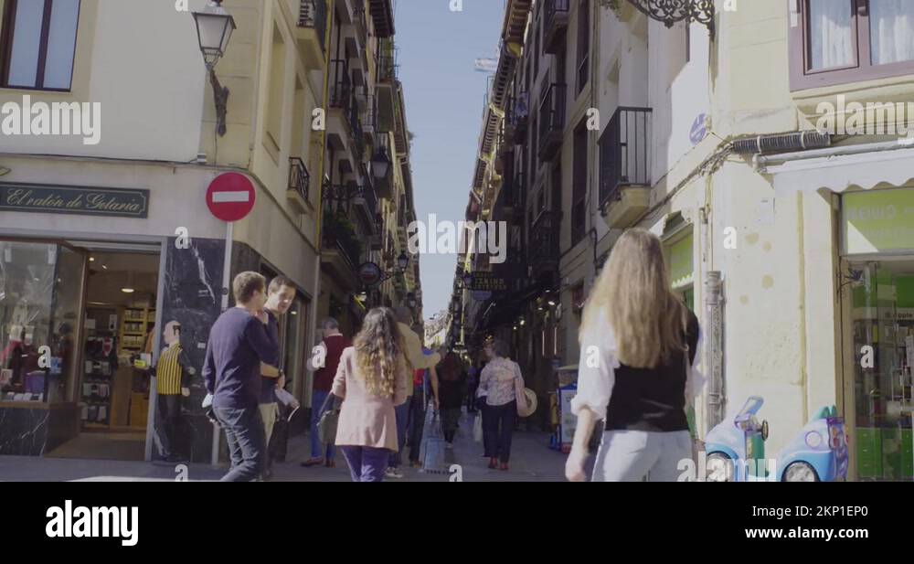 Calle mayor san sebastian Stock Videos & Footage HD and 4K Video