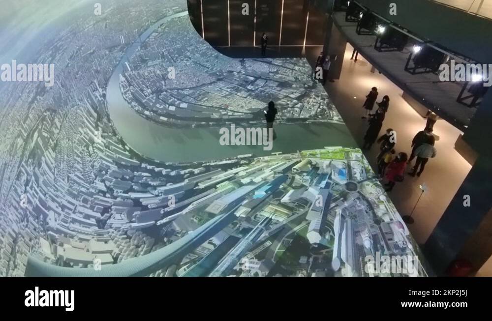 Urban planning exhibition hall Stock Videos & Footage - HD and 4K Video ...