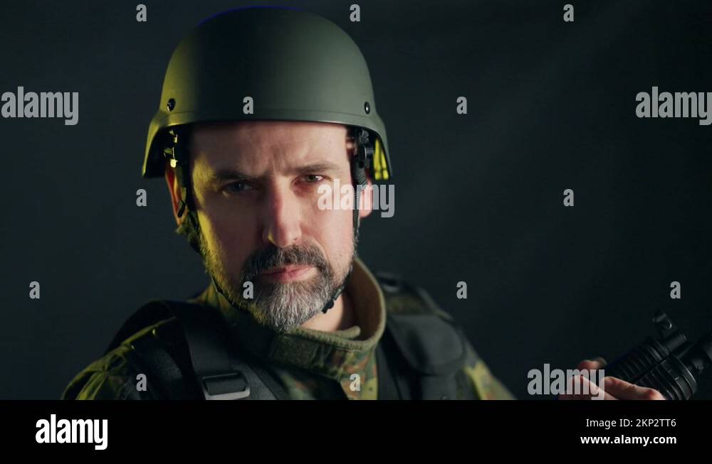 Soldier in military uniform helmet Stock Videos & Footage - HD and 4K ...