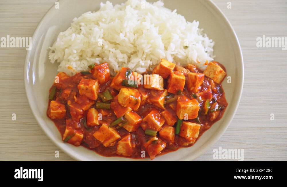 Mapo Tofu The traditional Sichuan dish of silken tofu and ground beef