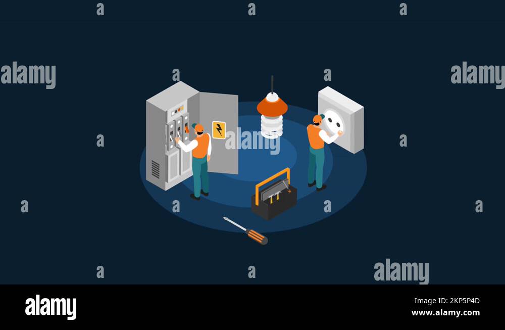 Electrical safety cartoon Stock Videos & Footage HD and 4K Video