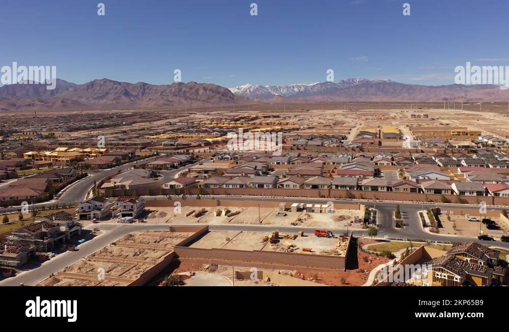 Las Vegas Skye Canyon residential real estate neighborhood with Mount