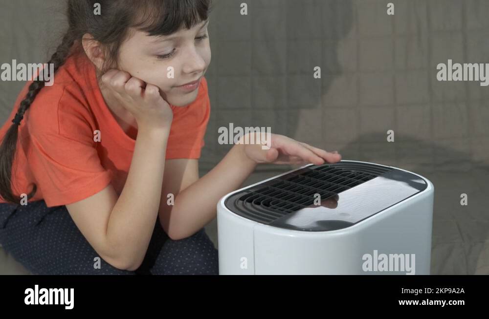 Girl controlling air pollution Stock Video Footage Alamy