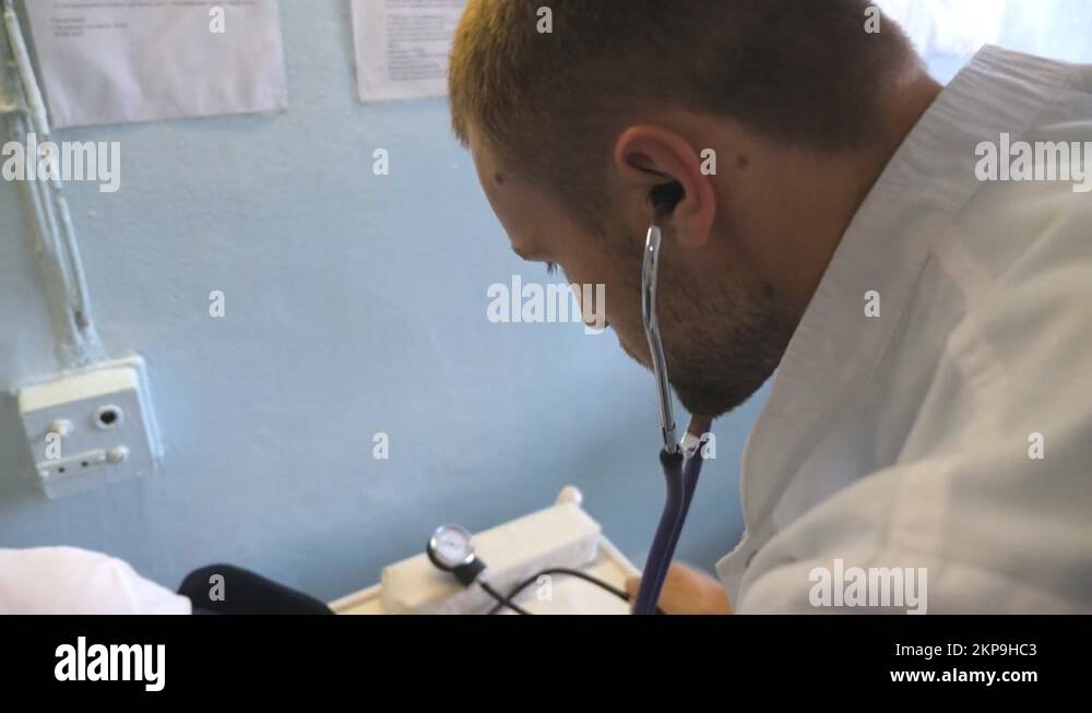 Visit man blood pressure measurement Stock Videos & Footage - HD and 4K ...