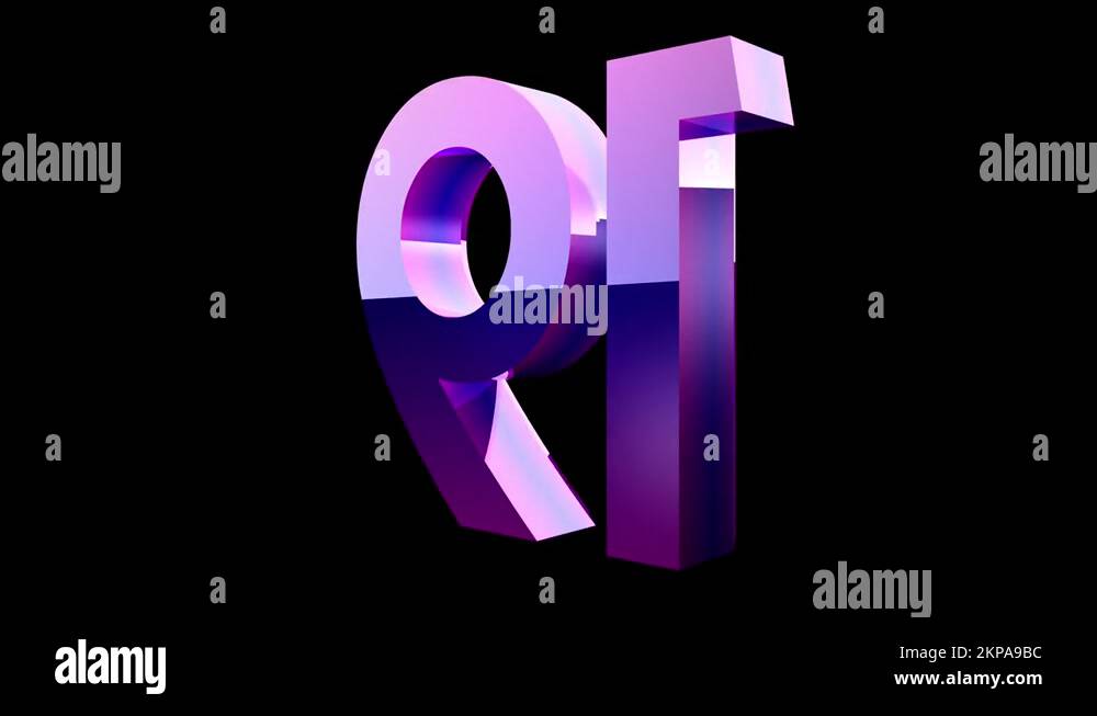 CountDown Number 3D animation neon led background Stock Video Footage