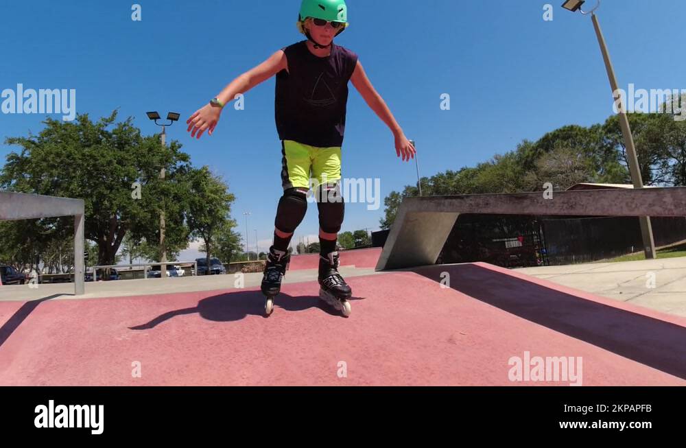 Skatepark helmet not cycle Stock Videos & Footage HD and 4K Video