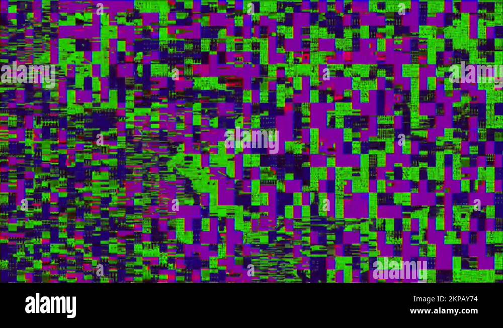 Pixelated noise static television VFX effects glitch background, vhs