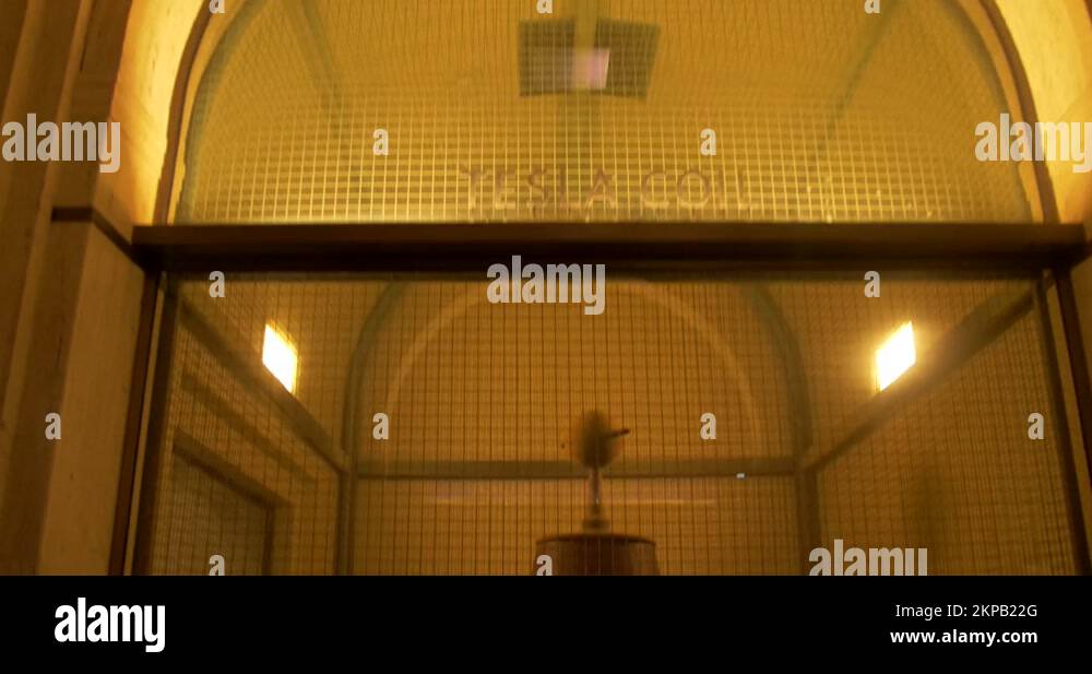 Tesla Coil Inside The Griffith Observatory In Los Angeles, USA. - POV