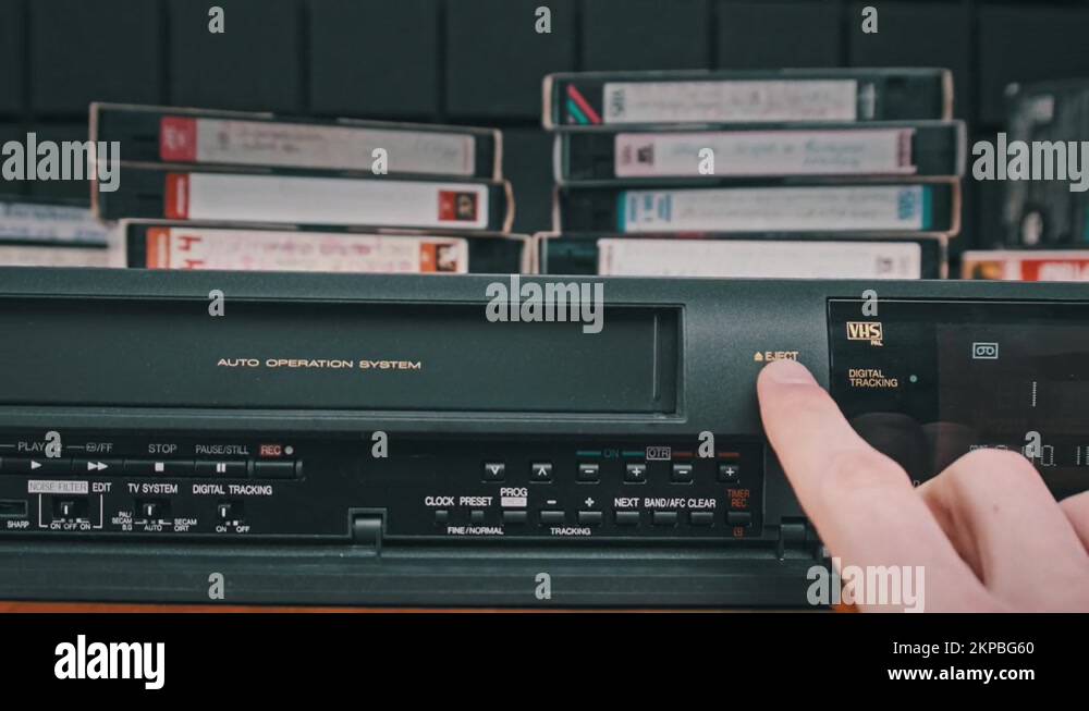 Vcr cassette player Stock Videos & Footage HD and 4K Video Clips Alamy