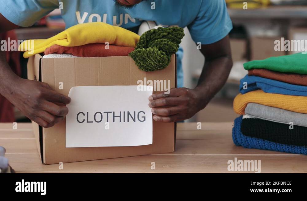 Clothing collection box Stock Videos & Footage HD and 4K Video Clips