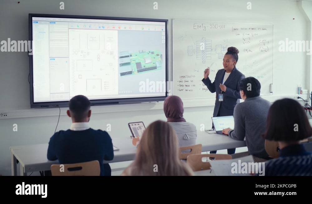 Educator explain Stock Videos & Footage HD and 4K Video Clips Alamy