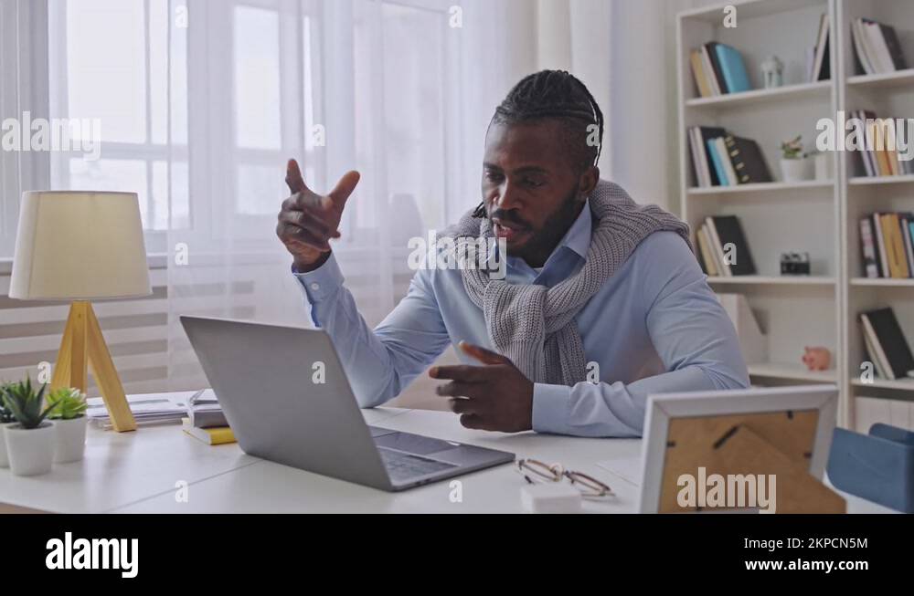 Man explaining task with laptop Stock Videos & Footage - HD and 4K ...