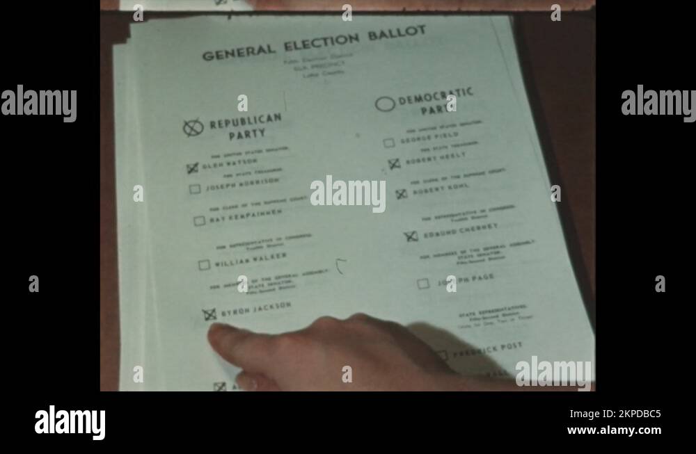 Election ballot paper Stock Videos & Footage - HD and 4K Video Clips ...