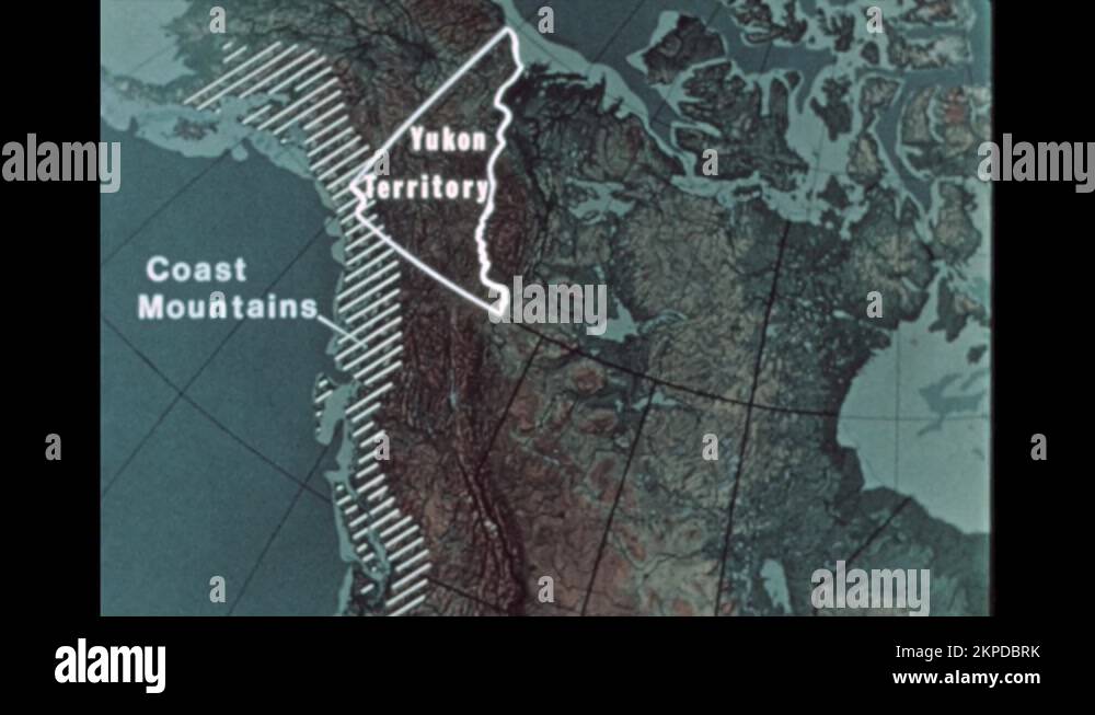 Alaska and Yukon Territory map
