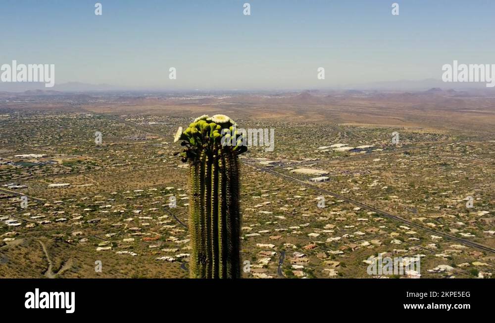 High Definition 4k Drone Shots of Northern Phoenix, Arizona. Black ...