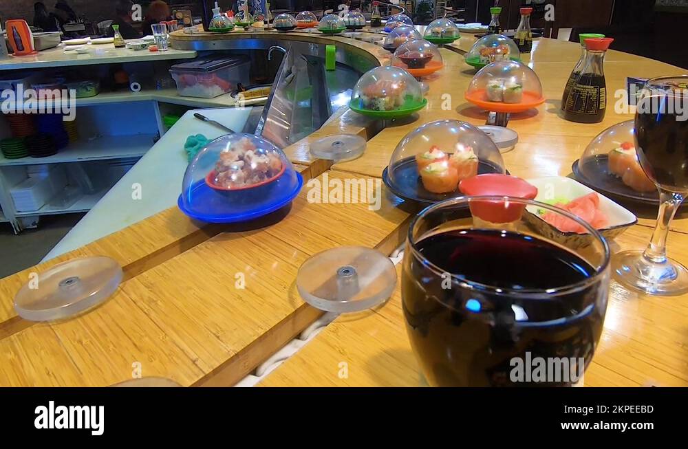Sushi on a conveyor belt near me
