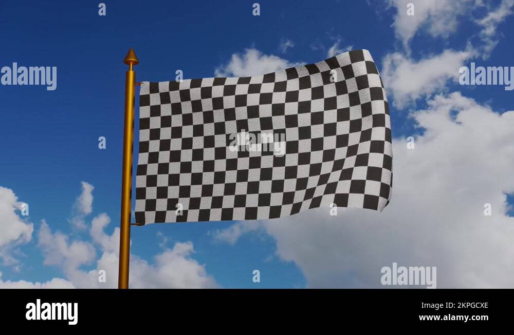 Racing flag waving Stock Videos & Footage - HD and 4K Video Clips - Alamy