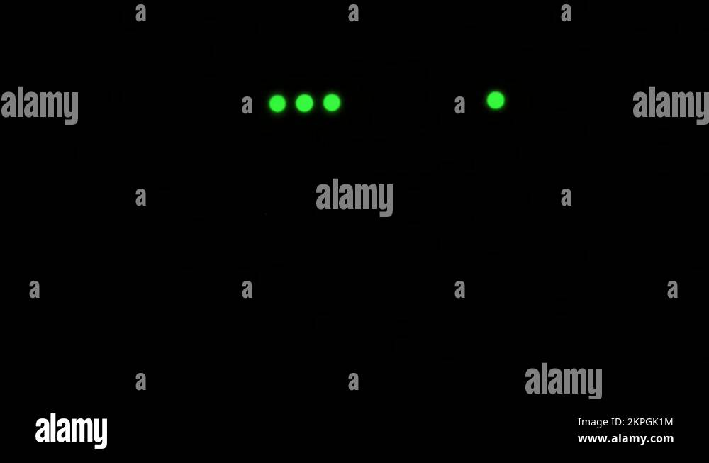 WiFi router or modem light blinking. Wireless connection
