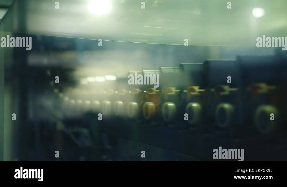 Manufacture stage of newspaper production process before packaging and