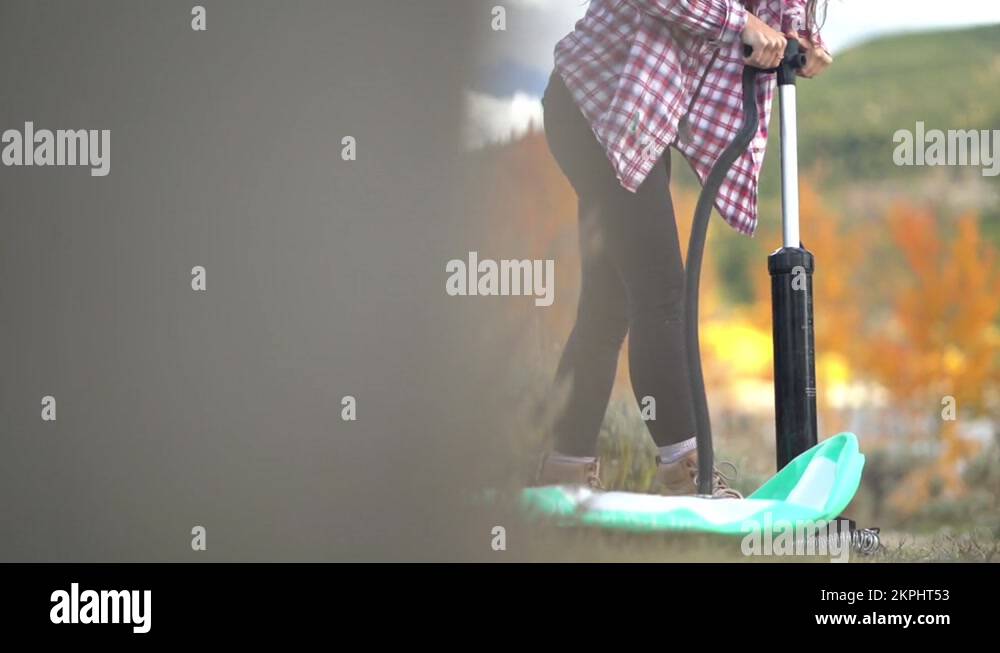 Inflating air mattress Stock Videos & Footage HD and 4K Video Clips