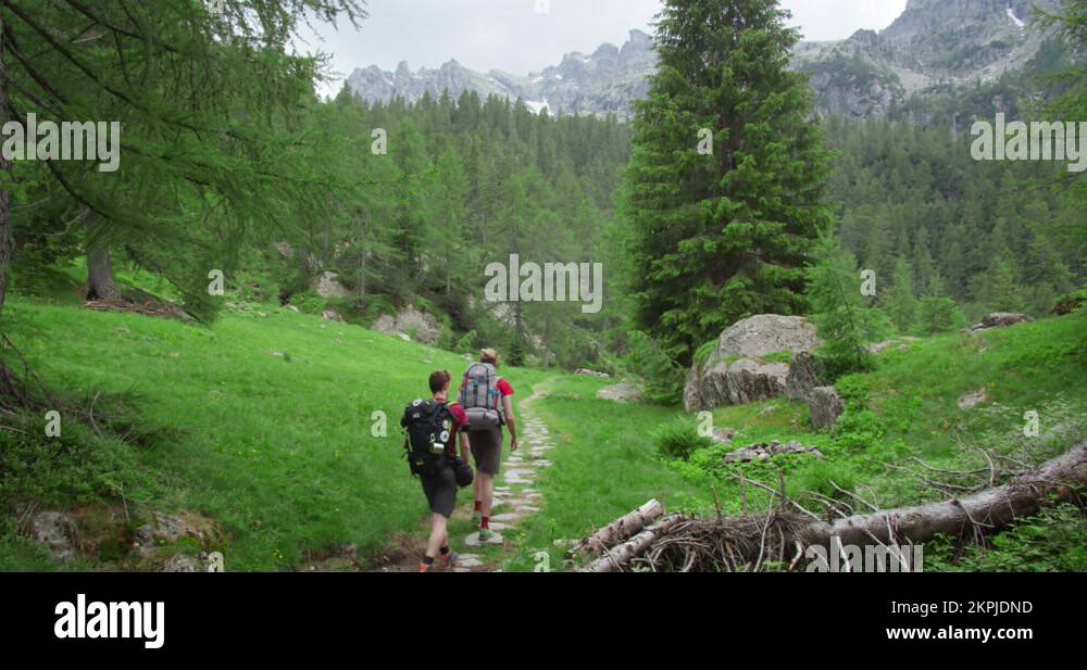 Italian trekking hiking trek alp alps Stock Videos & Footage HD and