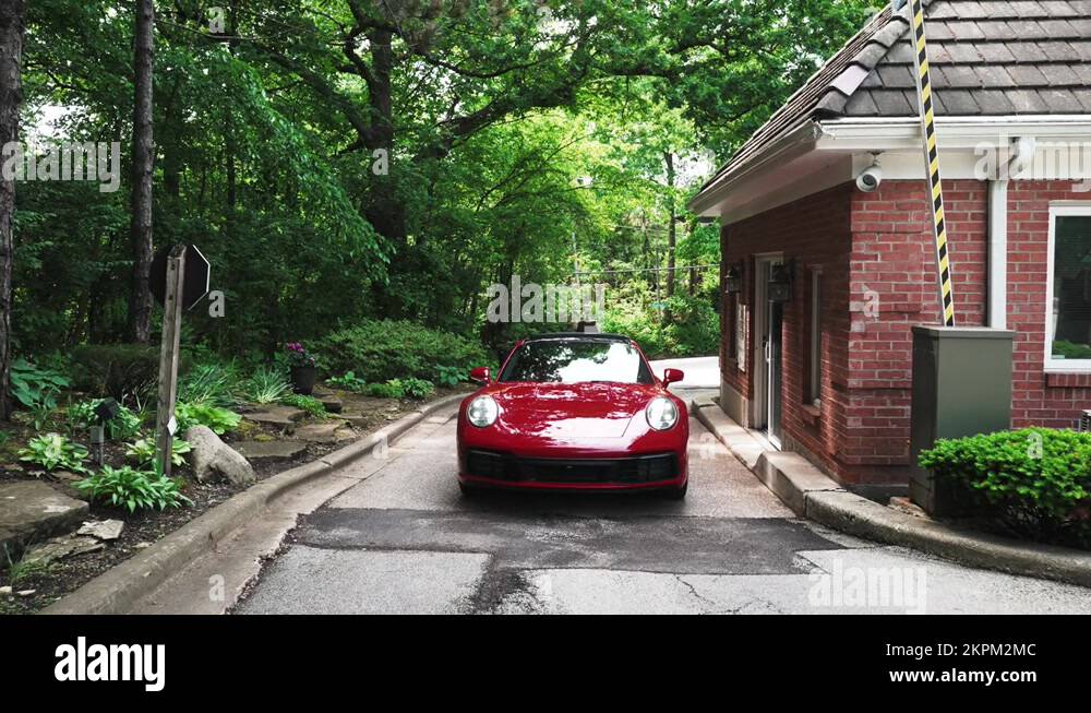 Car at a car park gate Stock Videos & Footage - HD and 4K Video Clips