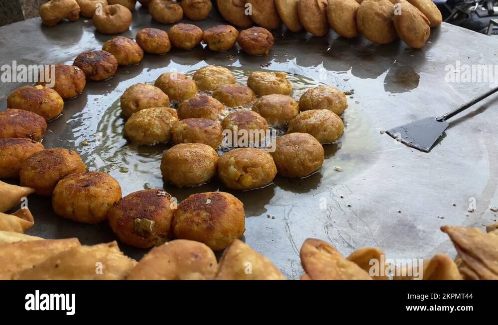 Fried potato indian snack Stock Videos & Footage - HD and 4K Video