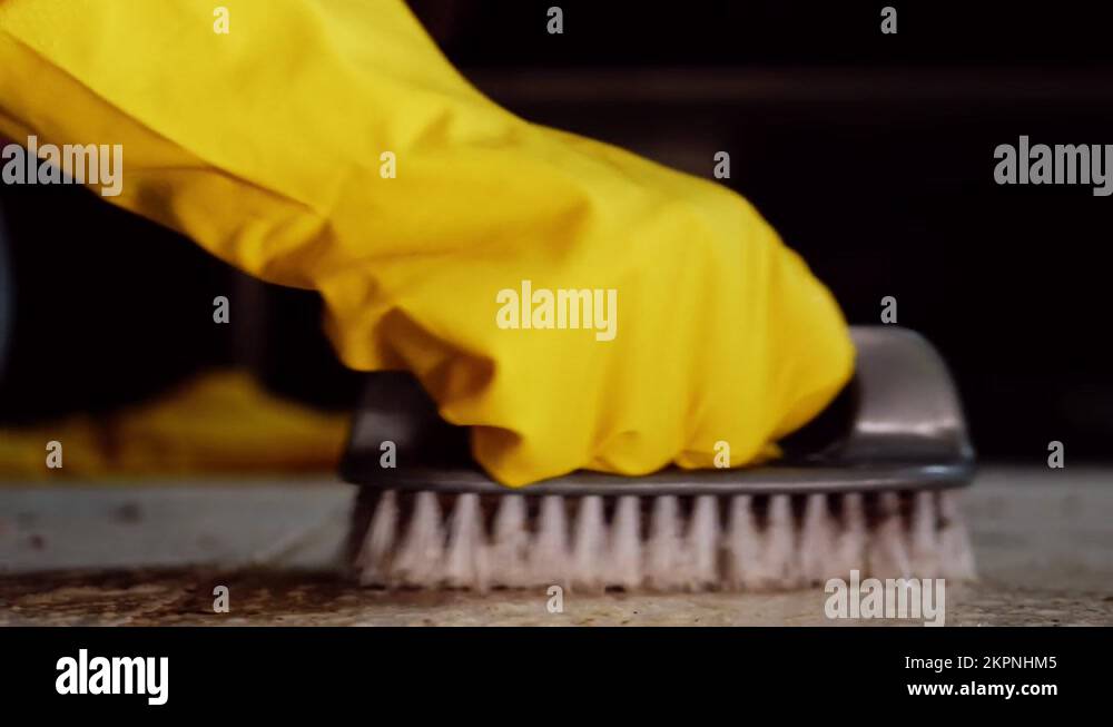 Floor scrubbing brush Stock Videos & Footage HD and 4K Video Clips
